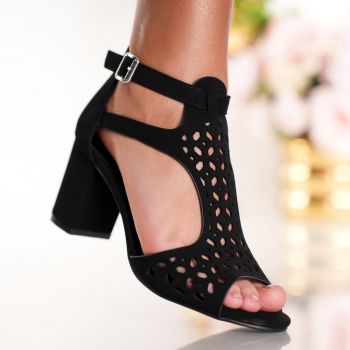 Sandale cu Toc - 2XKK98 Black