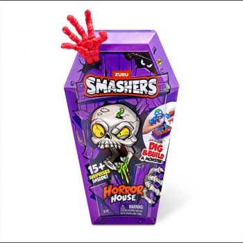 Set figurine si accesorii, Smashers, Horror House Medium, Rosu