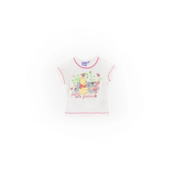 Tricou alb fete - GTK7446 - 98 cm - Alb