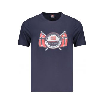 Tricou barbati cu logo - din bumbac - Regular fit