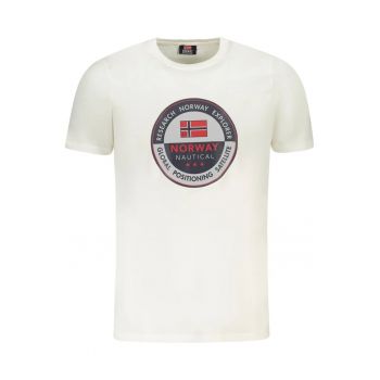 Tricou barbati - din bumbac - Regular fit - Alb