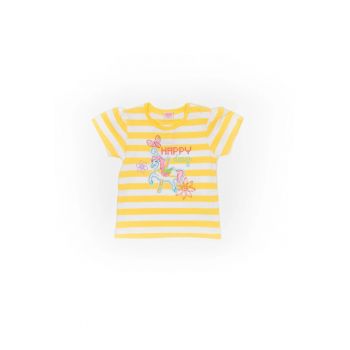 Tricou galben fete - JTYJ1212 - 80 cm - Galben