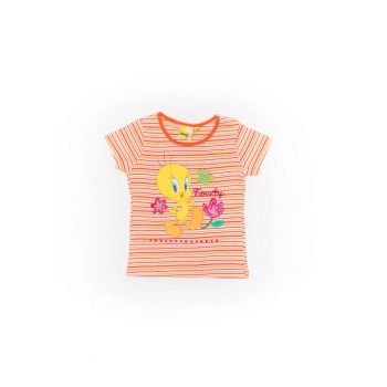 Tricou portocaliu fete - GTYJ4405P - 128 cm - Portocaliu