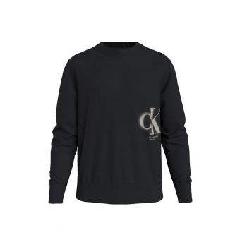Bluza barbati -  Bumbac/Poliester - Negru/Bej