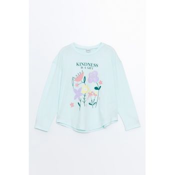Bluza din bumbac cu imprimeu