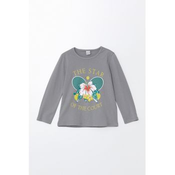 Bluza din bumbac cu imprimeu