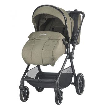 Carucior modular 3 in 1 Coccolle Lissia Moss green + Scoica auto iSize Coccolle Knox Anthracite ieftin