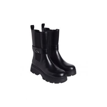 Cizme dama -  casual - piele naturala - negru