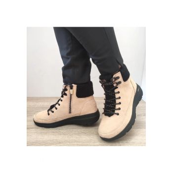 Ghete Casual Dama  16677 Ntbk - Beigefewcxg