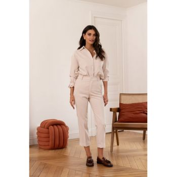 Pantaloni bej tip Cigarette -  C2031BG 16691
