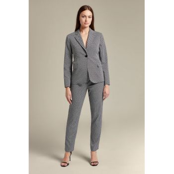 Pantaloni conici cu talie medie