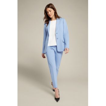 Pantaloni conici cu talie medie