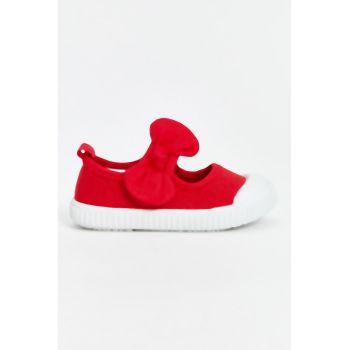 Pantofi Mary Jane din material textil
