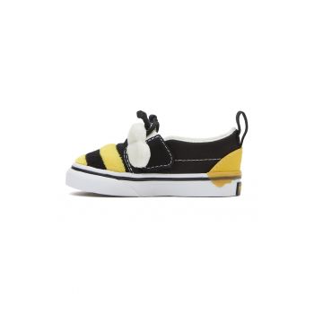 Pantofi slip-on cu model albina