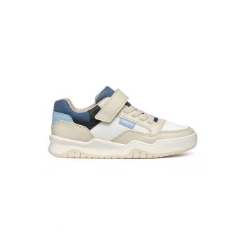 Pantofi sport cu velcro si garnituri din piele ecologica Perth