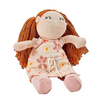 Papusa Smallstuff Knitted Rose 30cm
