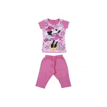 Pijama maneca scurta MIXGIRL0353-MINNIE 98 CM 3 ani Fucsia