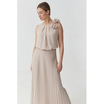 Rochie cu aspect plisat Rozani