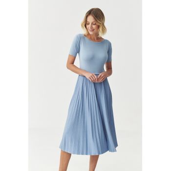 Rochie evazata din amestec de modal