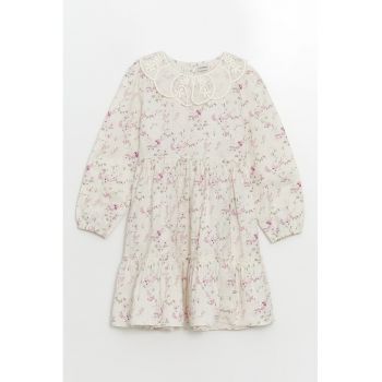 Rochie lejera cu guler din dantela