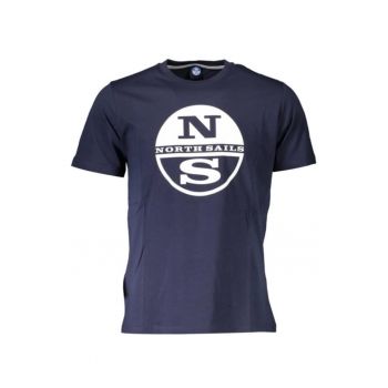 Tricou barbati -  Bumbac - Albastru