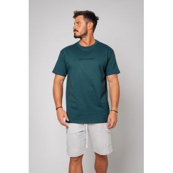 Tricou Barbati Heavy Oversized Green 13039