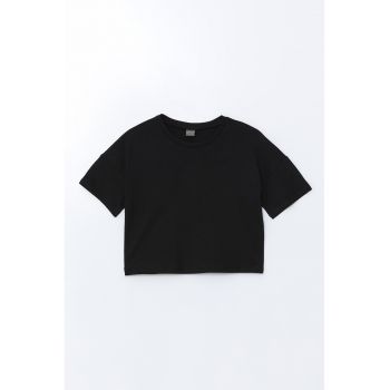 Tricou crop de bumbac