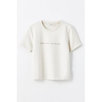 Tricou cu imprimeu text