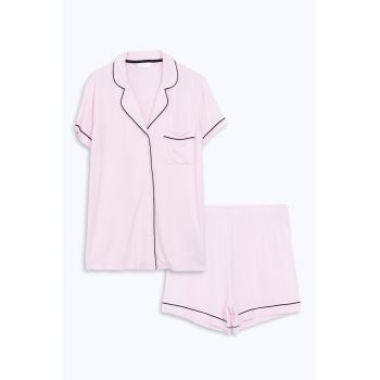Tricou de pijama si pantaloni scurti