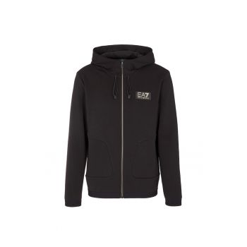Bluza  pentru Barbati - M Hoodie Fz Copl - 3RPM30-PJFAZ-1200 - Negru