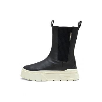 Ghete Chelsea de piele textile Mayze Stack