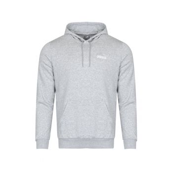 - hanorac barbatesc cu gluga ESS Logo Hoodie TR cu fermoar GRI