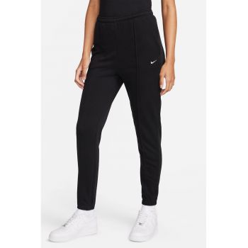 Pantaloni de trening din amestec de bumbac cu buzunzare laterale