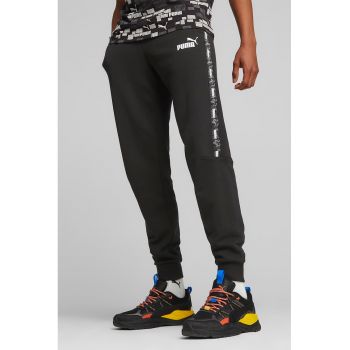 Pantaloni sport cu logo Tape Camo
