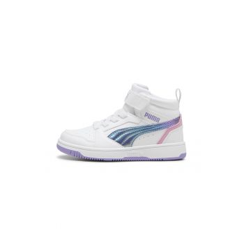 Pantofi sport mid-high de piele ecologica Rebound V6
