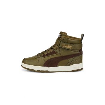 Pantofi sport mid-high de piele si piele ecologica RBD Game