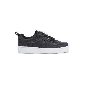 Pantofi sport  pentru Femei - basket cupsole laceup hiking wn - YW0YW01050-BEH - Negru