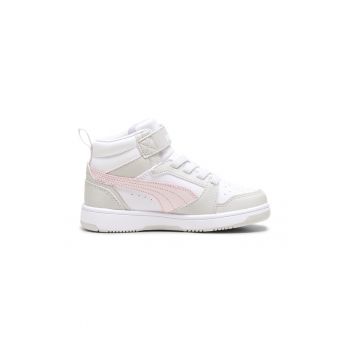 Pantofi sport  pentru Fete - rebound v6 mid ac+ ps - 393832-04 - Alb