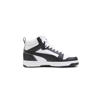 Pantofi sport  pentru Fete - rebound v6 mid jr - 393831-01 - Alb