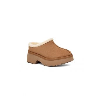 Papuci  pentru Femei - new heights cozy clog - 1162510-CHE - Maro