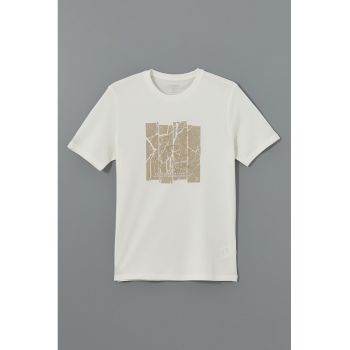 Tricou de bumbac cu imprimeu grafic
