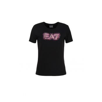 Tricou  pentru Drumetie - 3DTT28-TJFKZ-1200 - M INTL - Negru