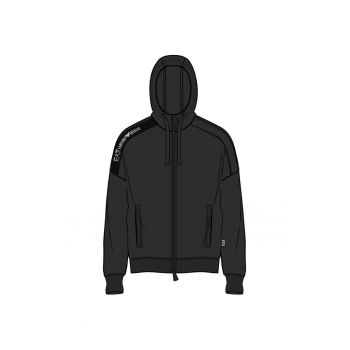 Bluza  pentru Drumetie - 6DPM12-PJOGZ-1200 - Negru