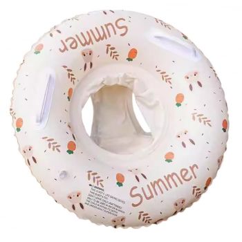 Colac Gonflabil pentru Copii cu Scaunel Interior ,   Summer, Model Fructe si Frunze