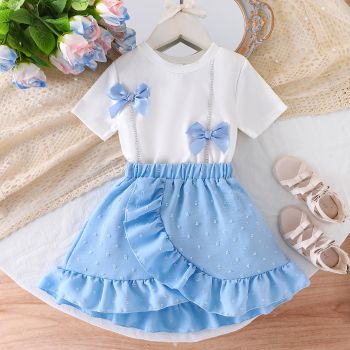 Compleu Albastru Fetite Tatiana - 3-4 ani
