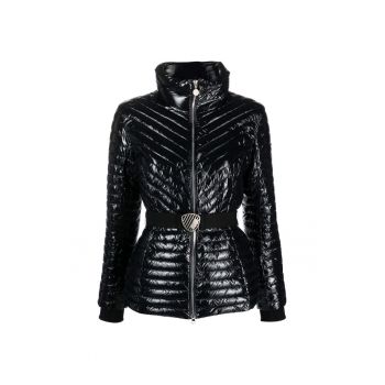 Geaca  pentru Femei - w jacket medium padded belt - 6RTB12-TNEQZ-1200 - Negru