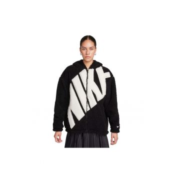 Geaca  pentru Femei - w nsw logo sherpa jkt - FB8695-010 - Negru