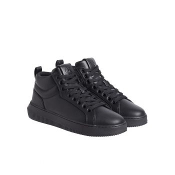 Ghete barbati -  casual - piele naturala - negru