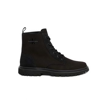 Ghete  pentru Barbati - eva boot mid laceup mix - YM0YM00965-0GT - Negru