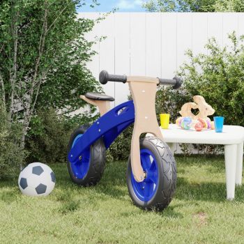 Gossi bicicleta echilibru de copii, cauciucuri pneumatice, albastru